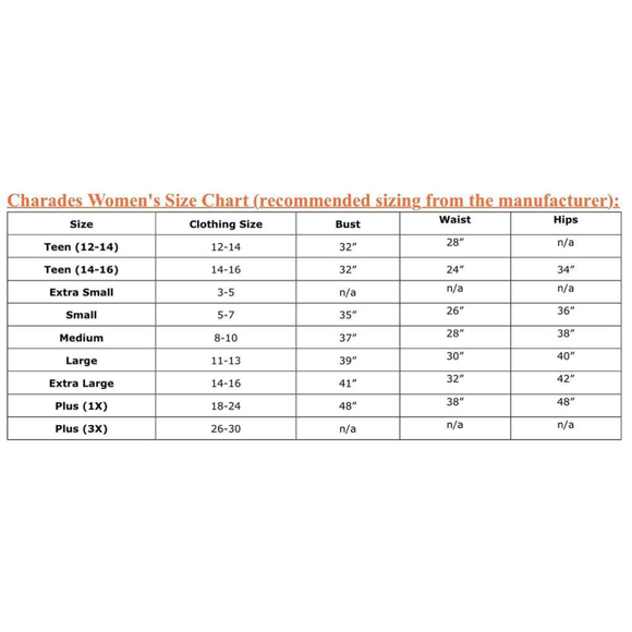 New Charades Red Riding Hood Costume M - Picture 2 of 5